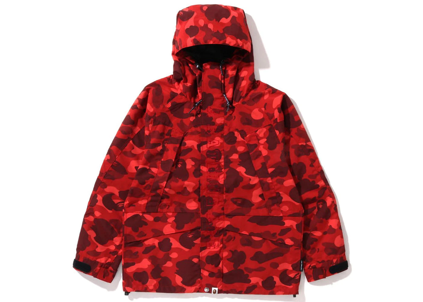 BAPE Color Camo Snowboard Jacket (FW22) Red