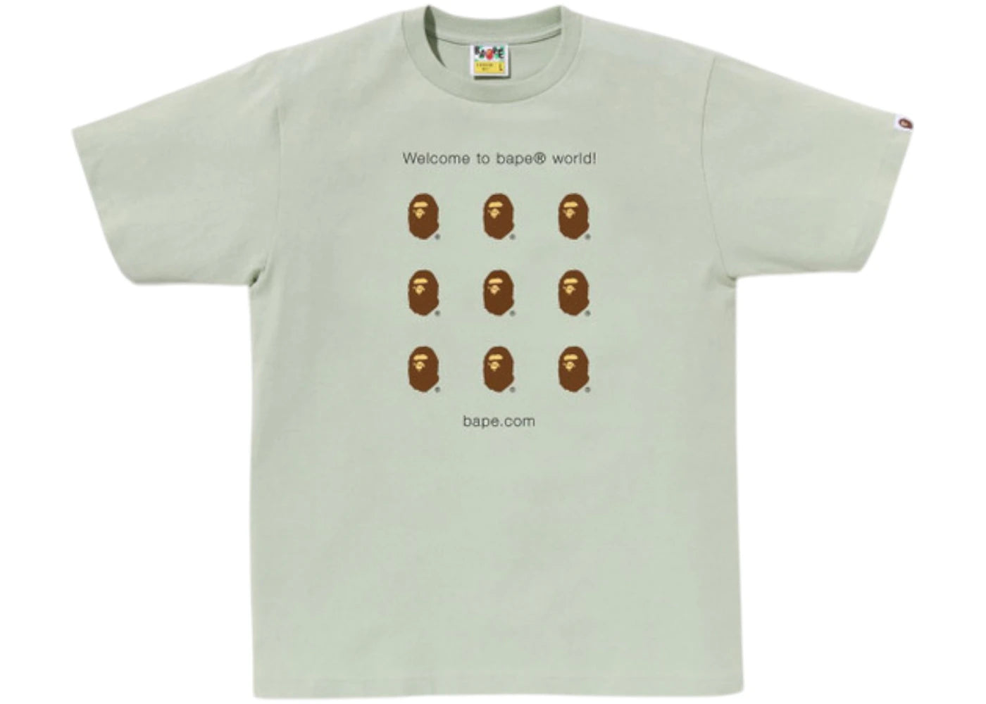 BAPE Dot Com Tee Green