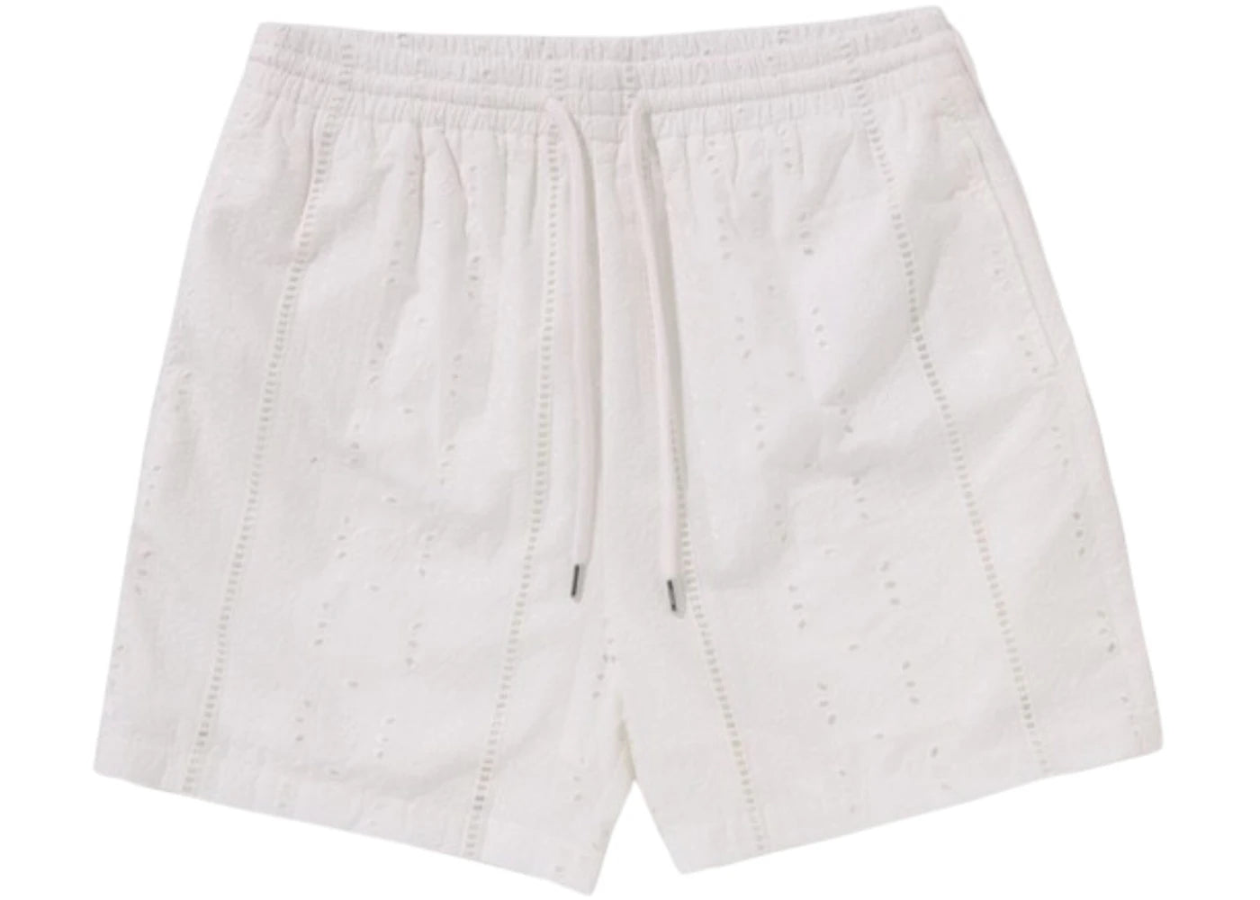 BAPE Embroidery Relaxed Fit Shorts Ivory