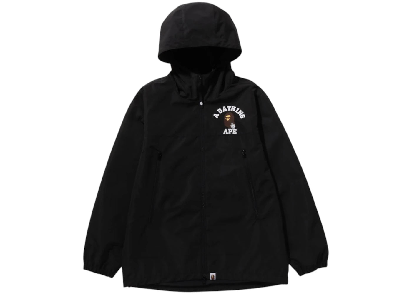 BAPE Go Ape Pointer College Hoodie Jacket Black