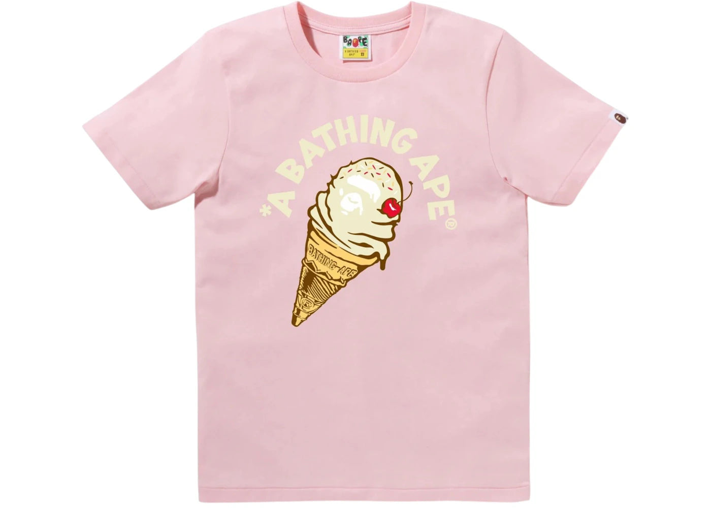 BAPE Women's Ice Cream Tee Pink