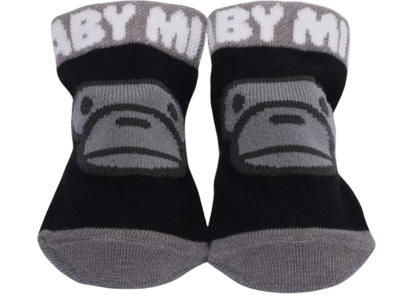 BAPE Kids Milo Face Baby Socks Black
