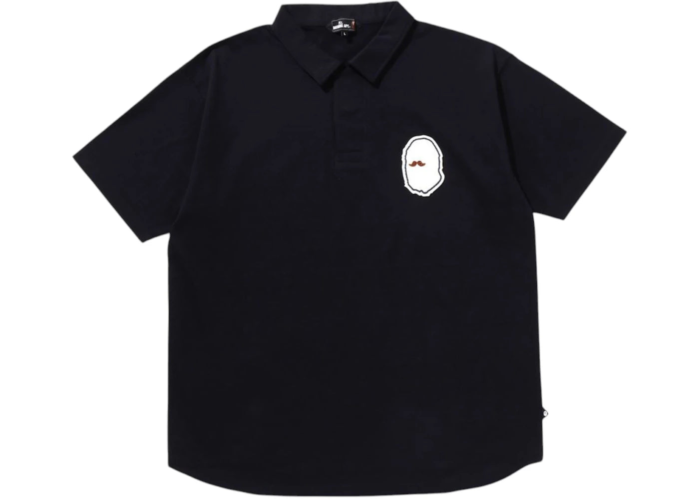 BAPE Military Polo Shirt Navy