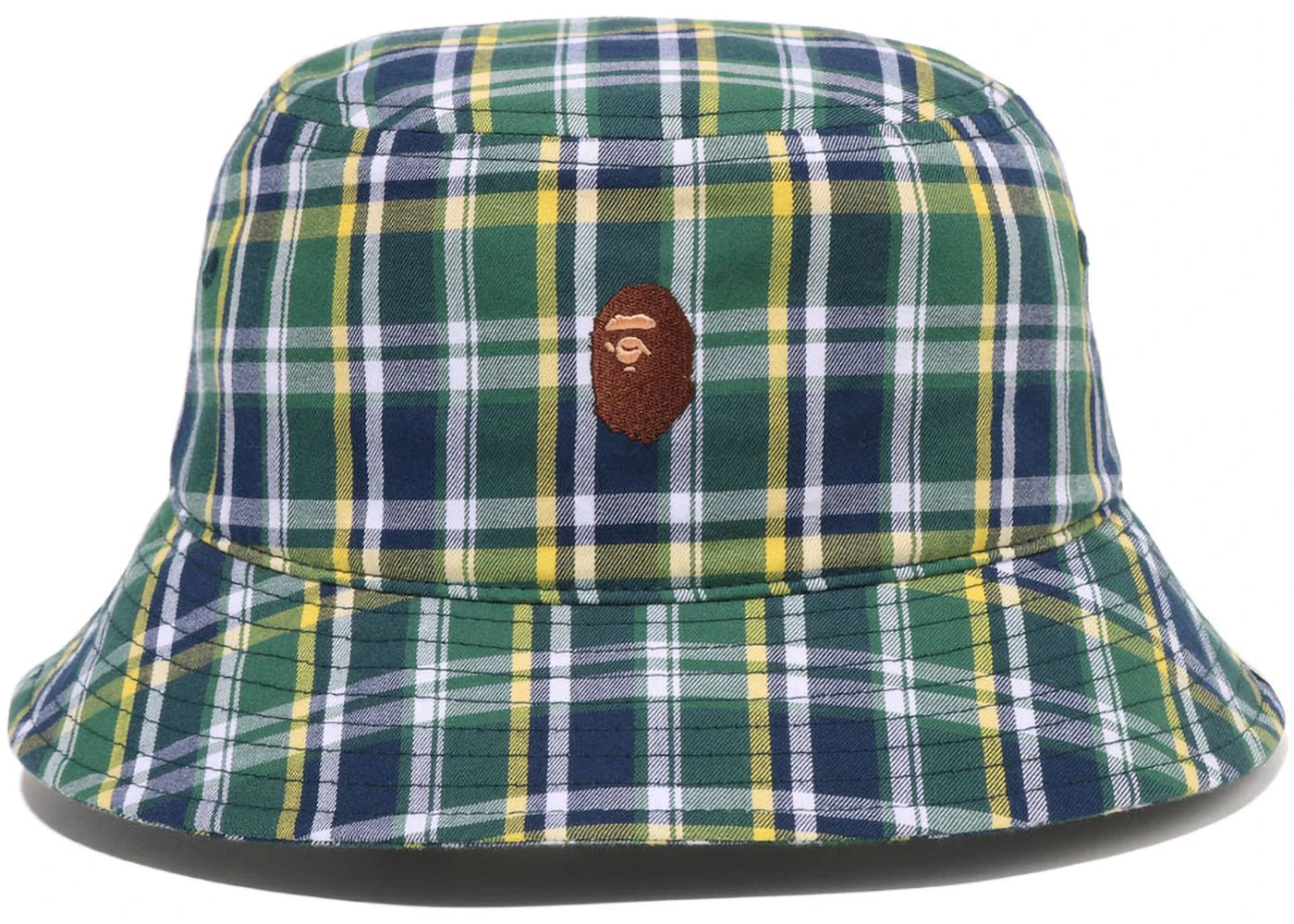BAPE Mini Bape Check Bucket Hat Green