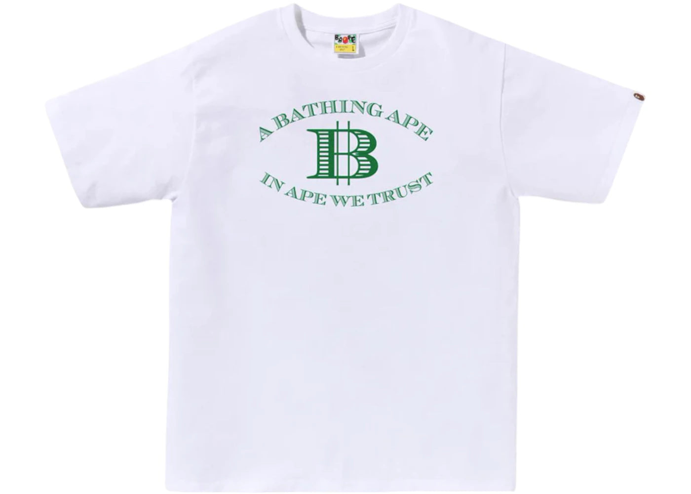 BAPE Money B Logo Tee White