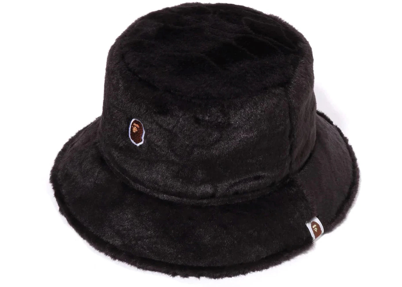 BAPE Neon Camo Fur Hat Black