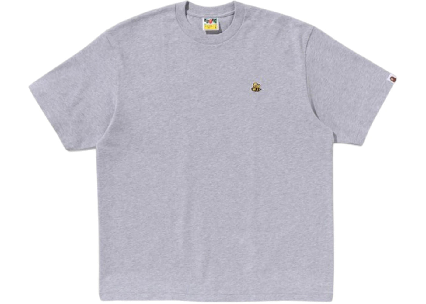 BAPE One Point Bee Relaxed Fit Tee Gray