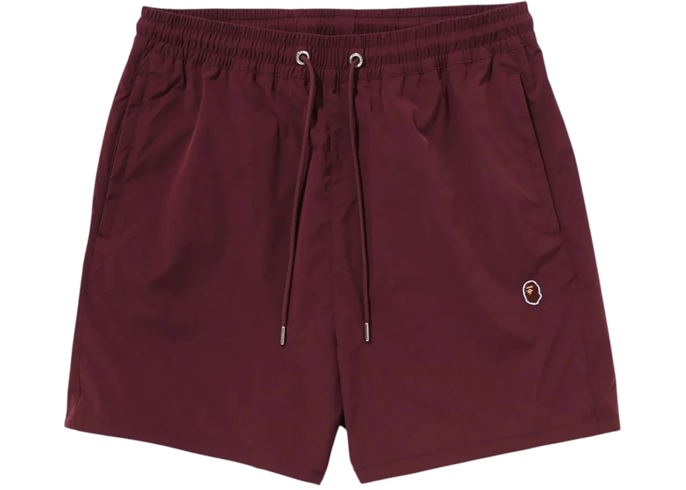 BAPE One Point Relaxed Fit Water Shorts Shorts Burgundy