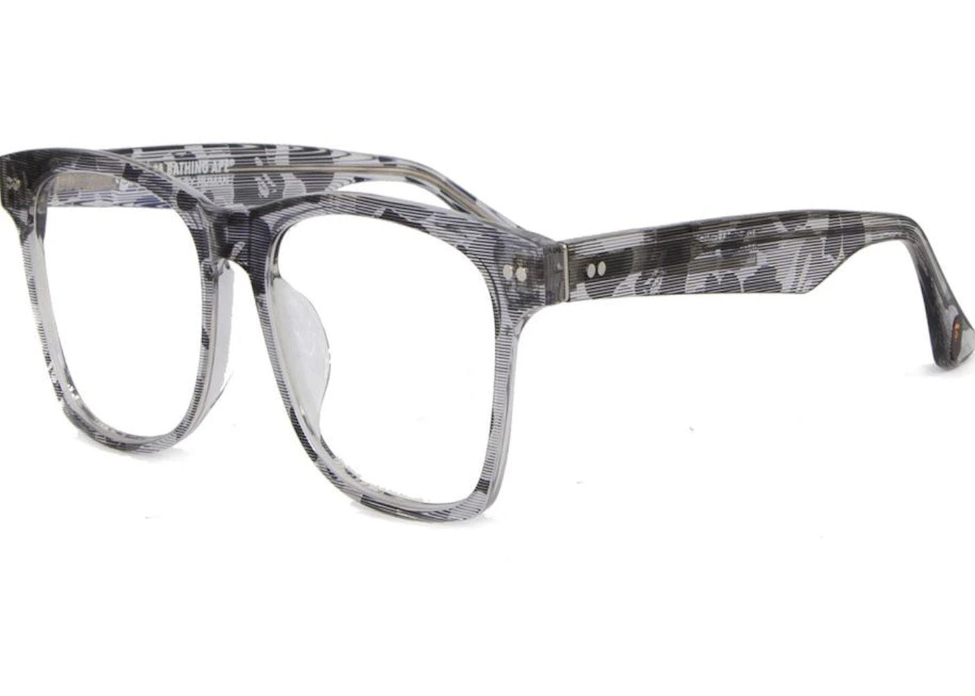 BAPE Optical Flame 2 Sunglasses Clear