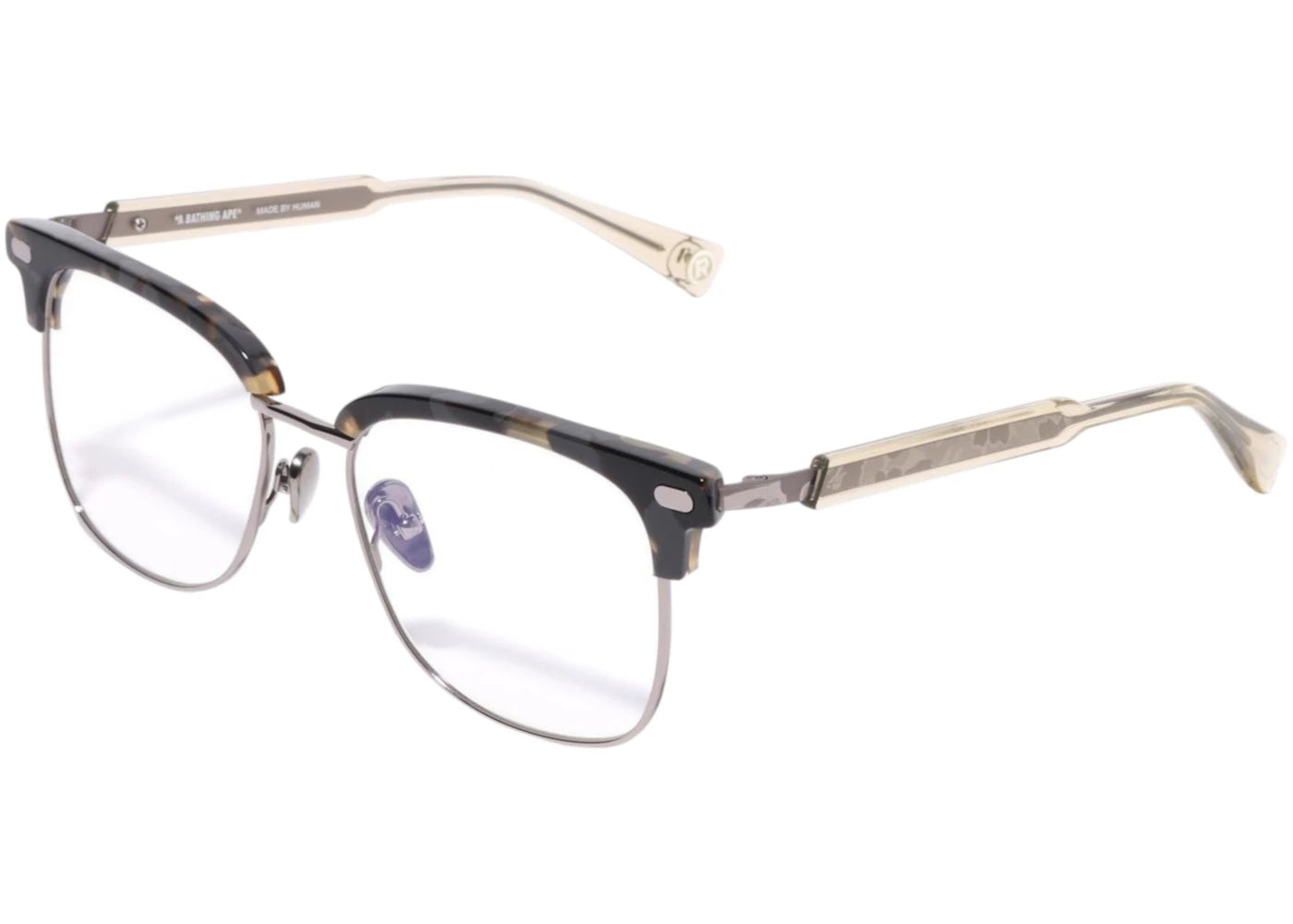 BAPE Optical Flame 22 Glasses Olivedrab