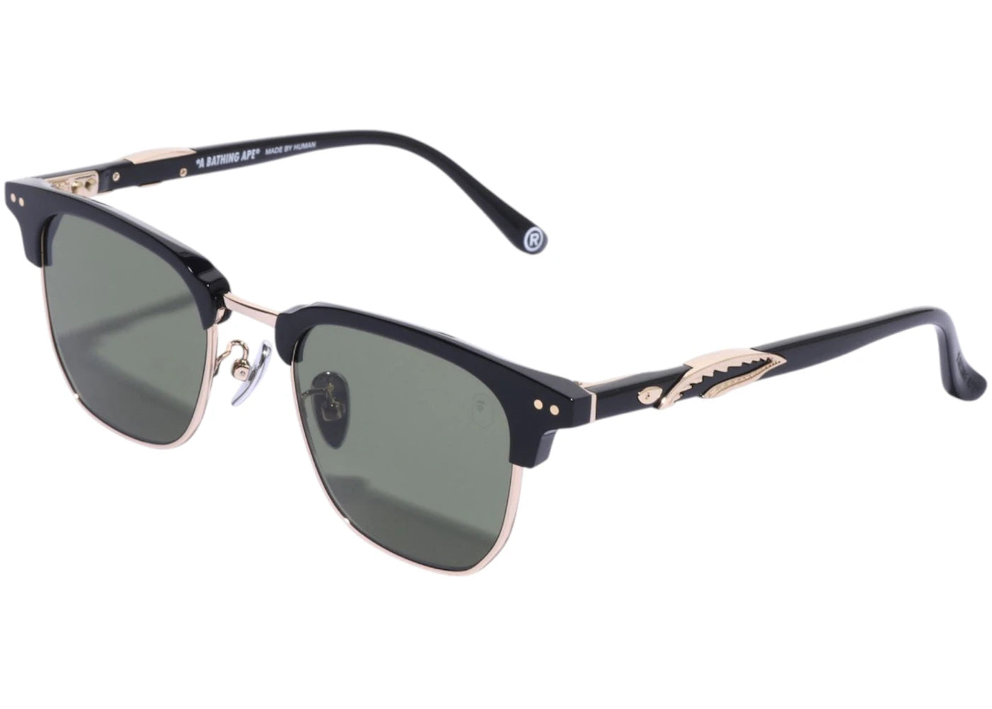 BAPE Shark V Sunglasses Black/Green