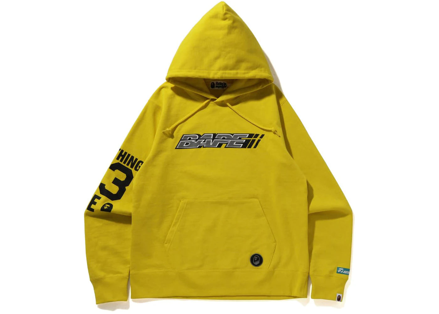 BAPE Speed Racer Pullover Hoodie Yellow
