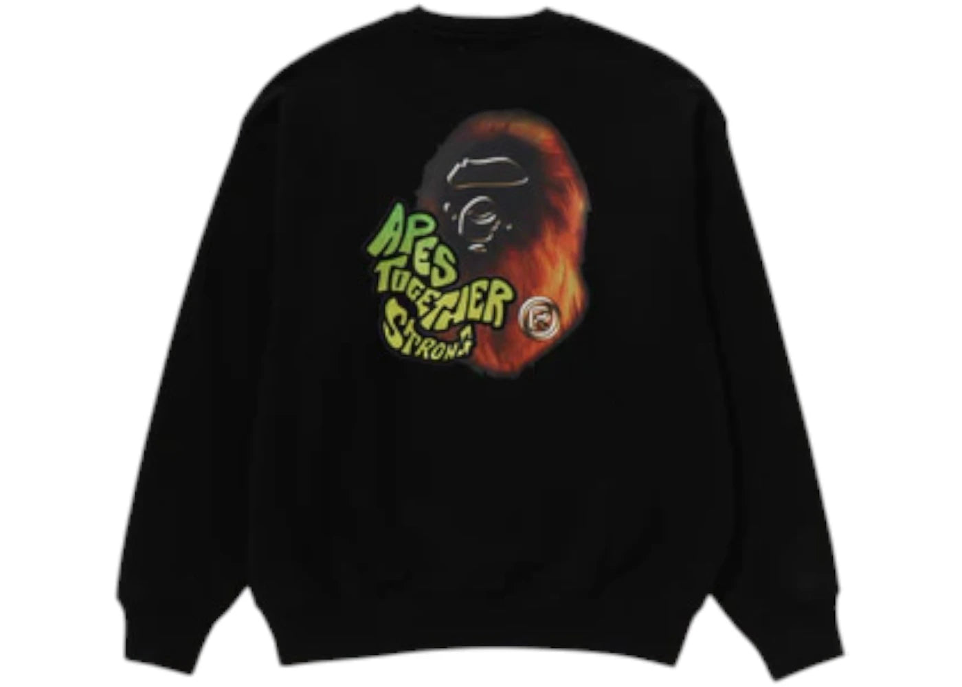 BAPE Sport Graphic Crewneck Black
