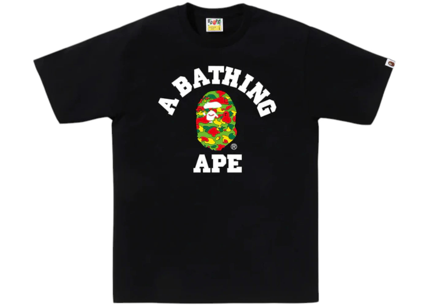 BAPE Sta Camo College BAPEC Tee (JP Online Exclusive) Black