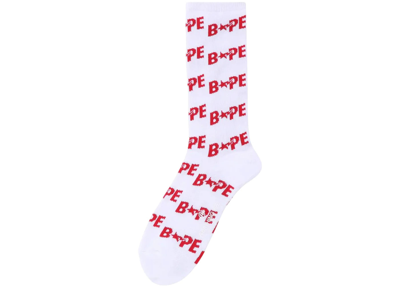 BAPE Sta Socks White/Red