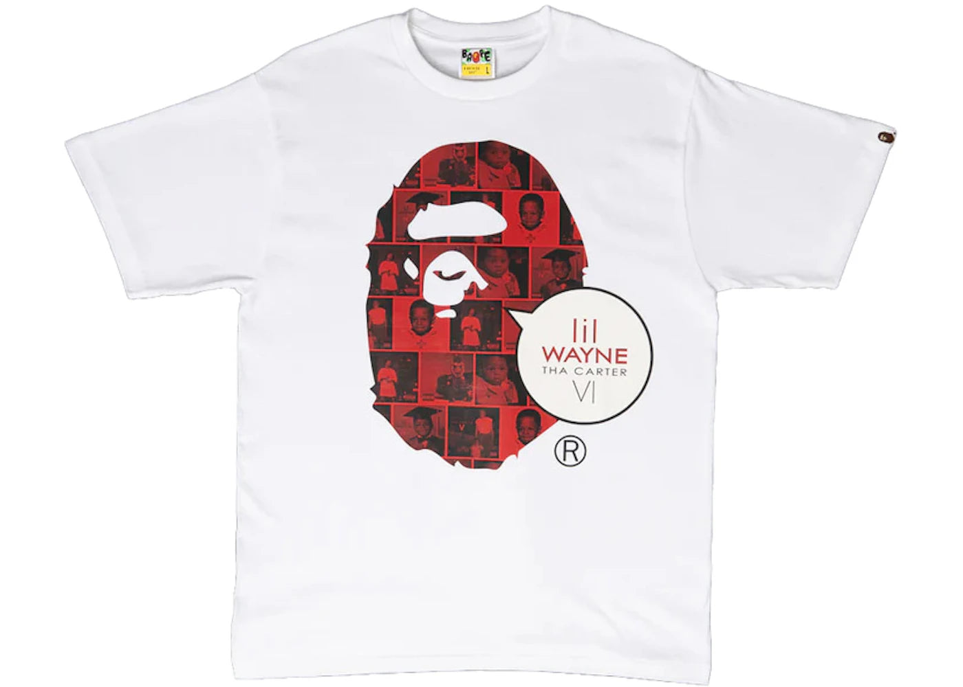 BAPE Tha Carter VI Ape Head T-shirt White