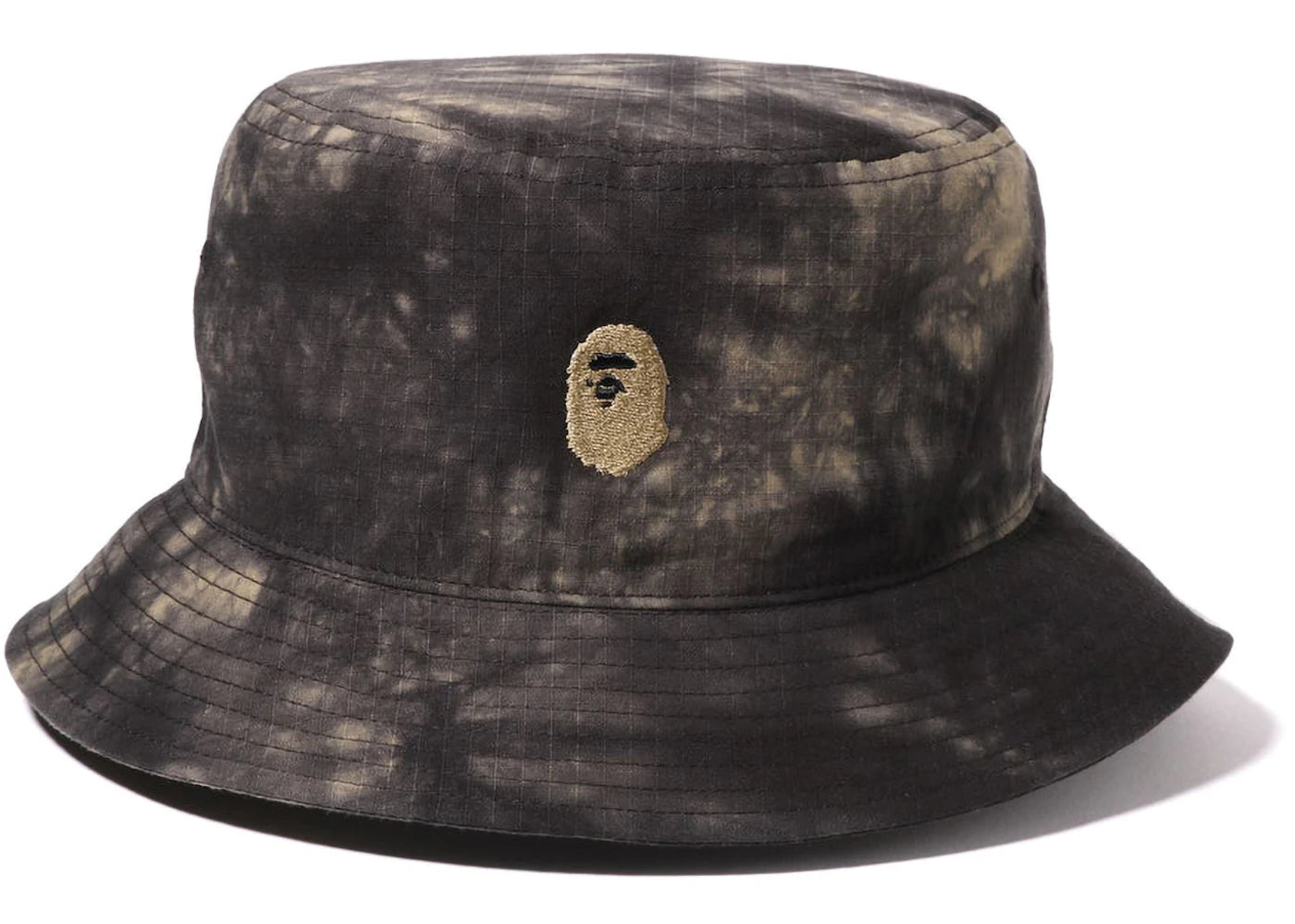 BAPE Tie Dye One Point Bucket Hat Black