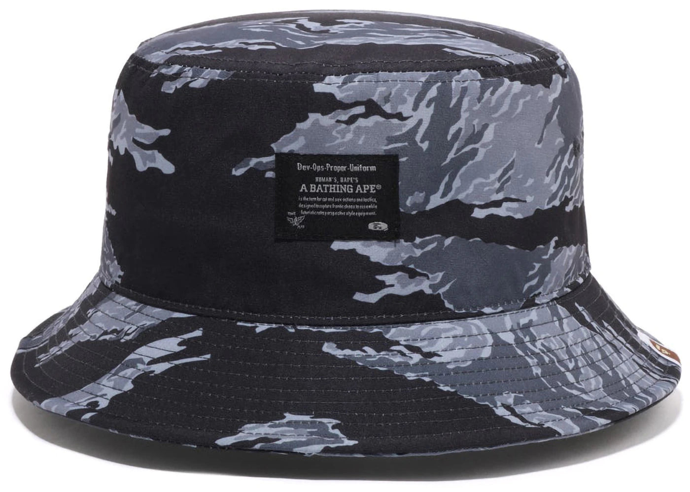 BAPE Tiger Camo Bucket Hat Black