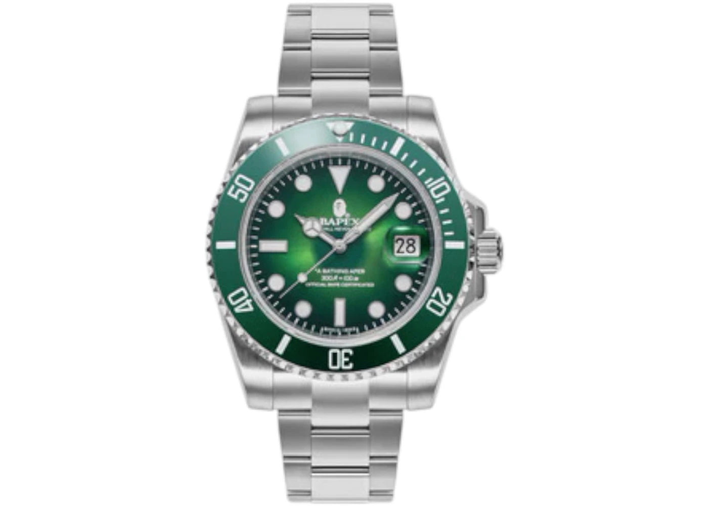 BAPE Type 1 BAPEX Watch Green