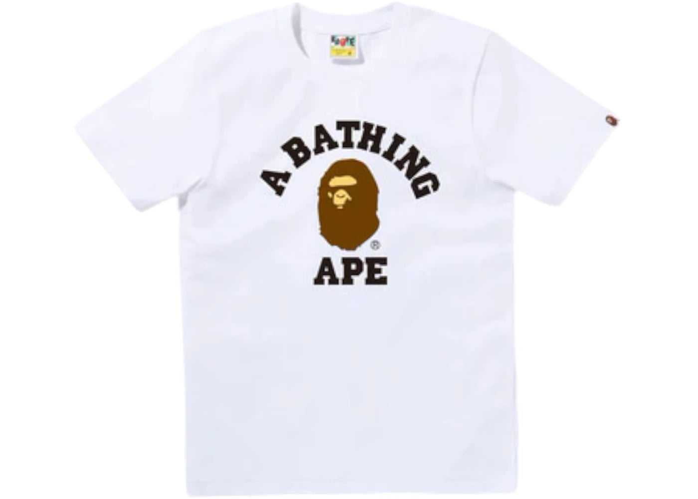 BAPE Women's College Tee (SS25) White