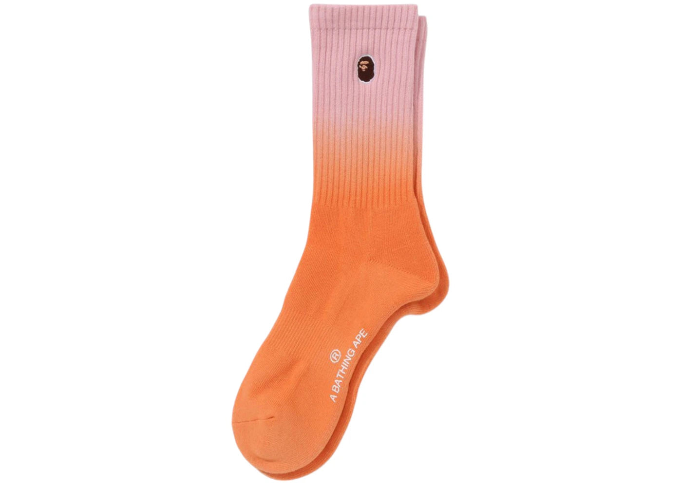 BAPE Women's One Point Gradation Socks Pink