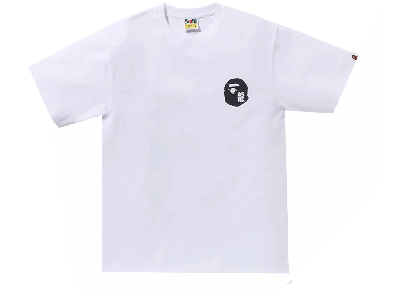 BAPE Year Of Dragon Ape Face Tee White