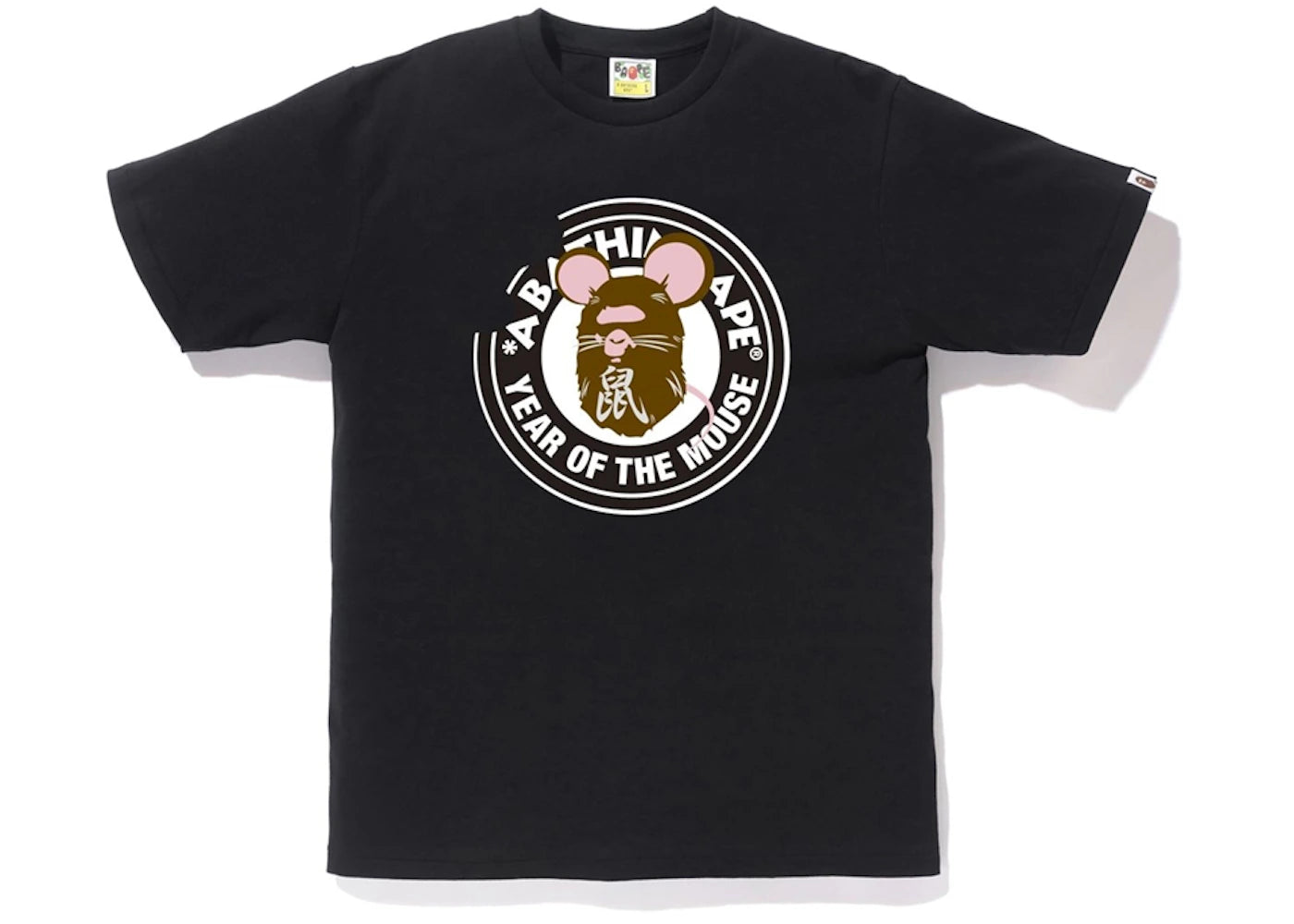 BAPE Year of The Mouse Tee Black