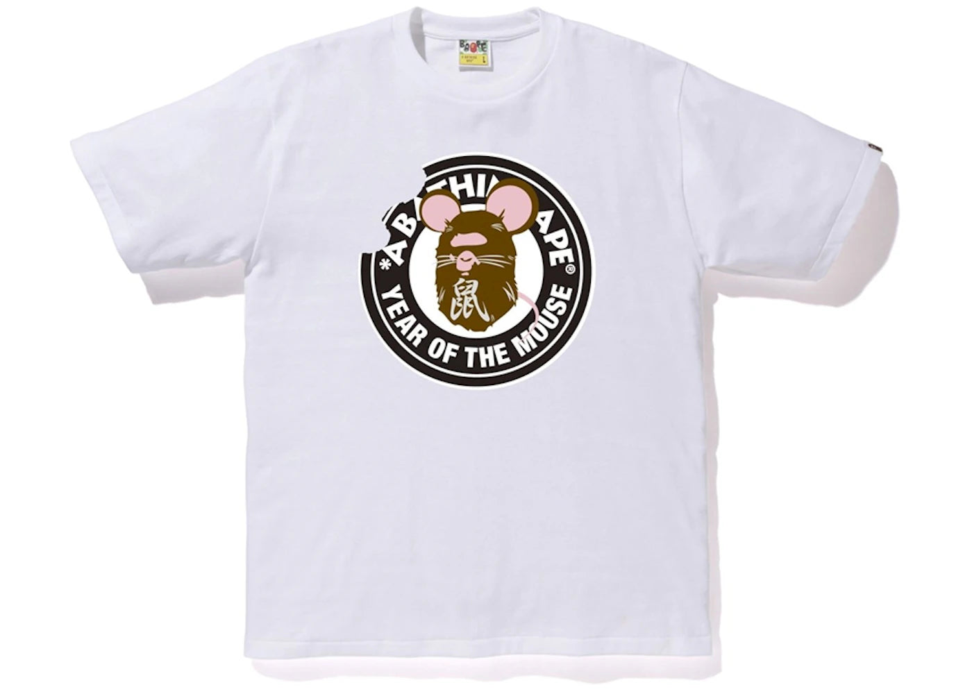 BAPE Year of The Mouse Tee White