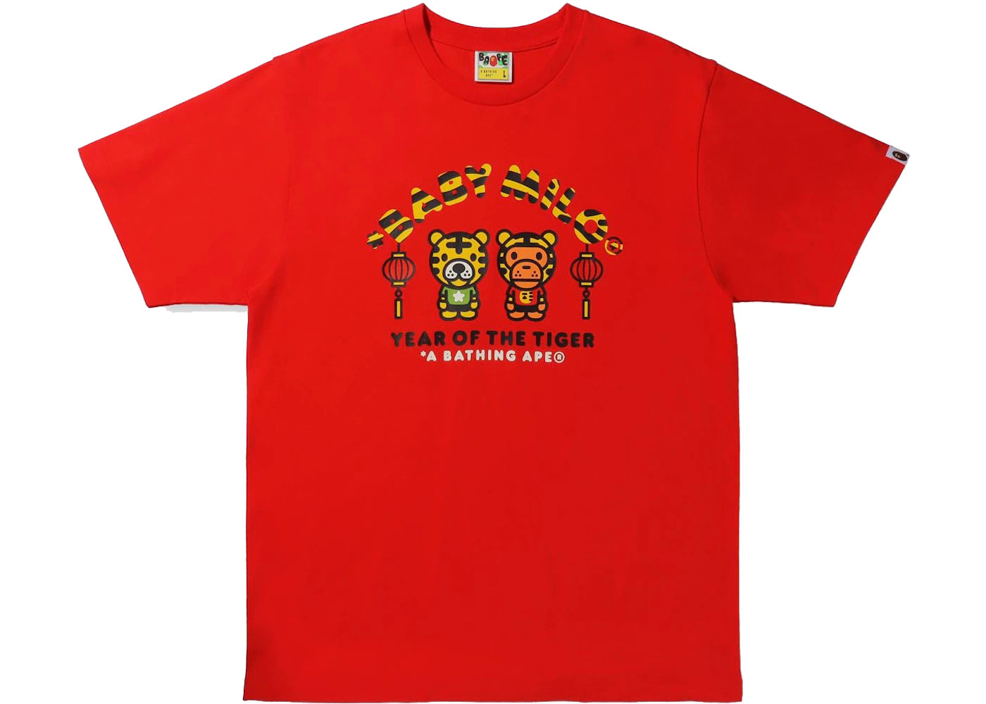 BAPE Year of the Tiger Baby Milo Tee Red