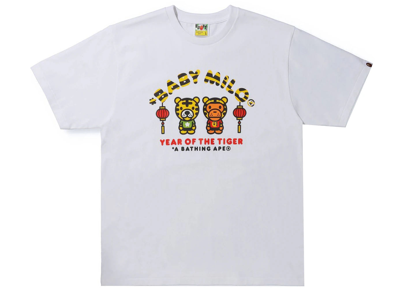 BAPE Year of the Tiger Baby Milo Tee White