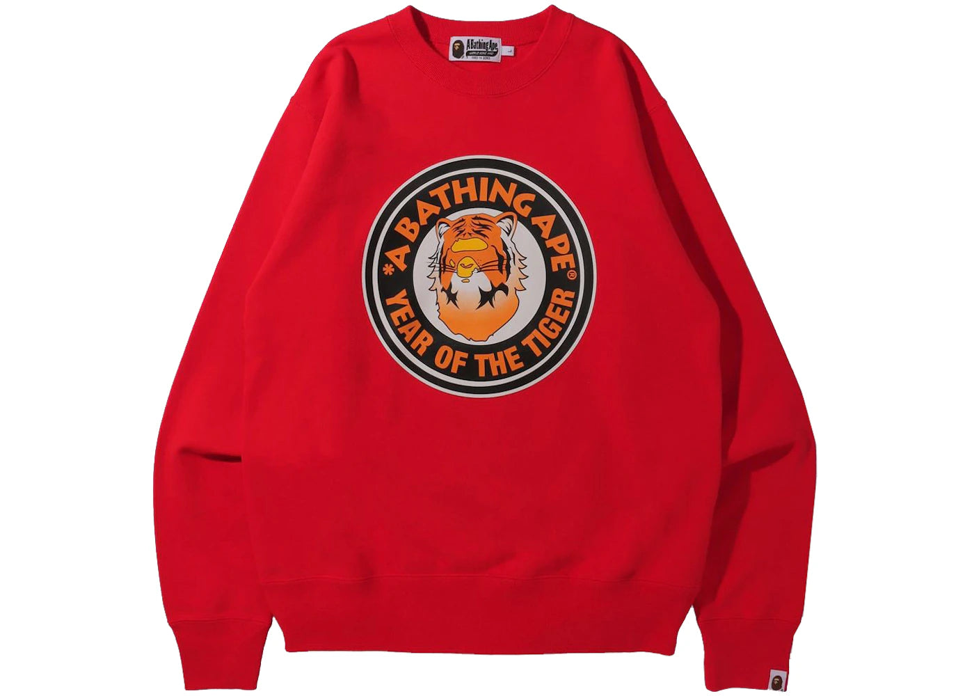 BAPE Year of the Tiger Crew Red