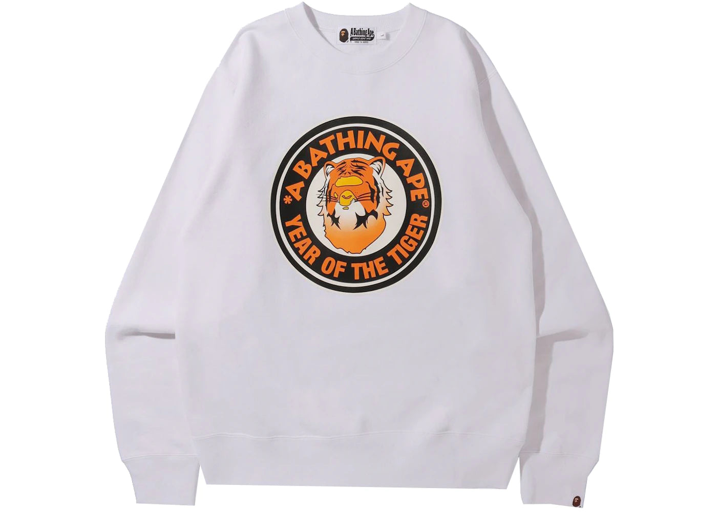 BAPE Year of the Tiger Crew White
