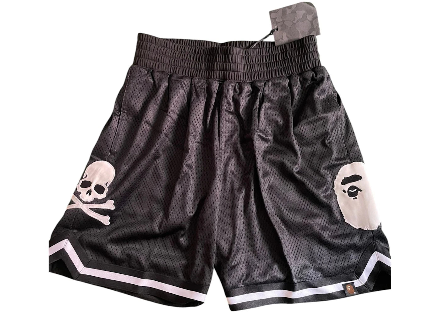 BAPE vs. Mastermind Basketball Shorts Black