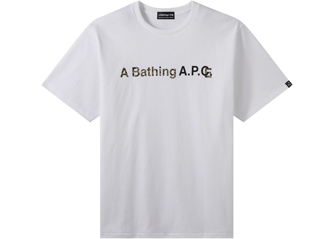 BAPE x A.P.C. A Bathing Ape Wide T-Shirt White