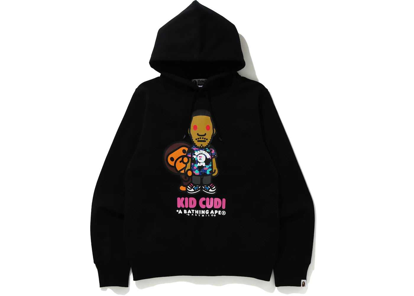 BAPE x Kid Cudi Baby Milo Pullover Hoodie Black