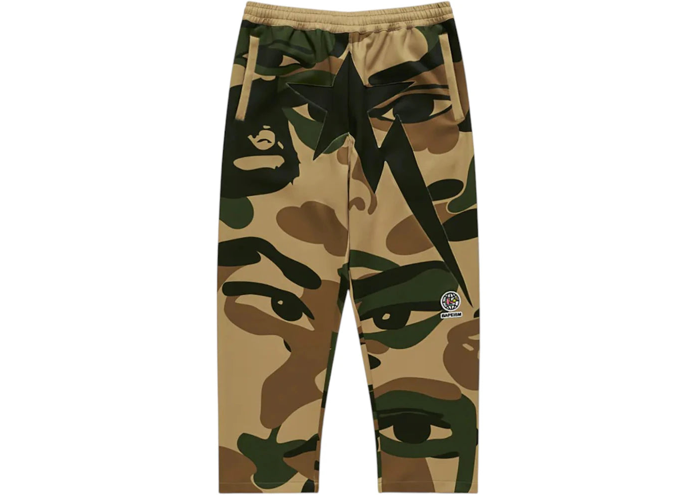 BAPE x KidSuper Patchwork Track Pants Green