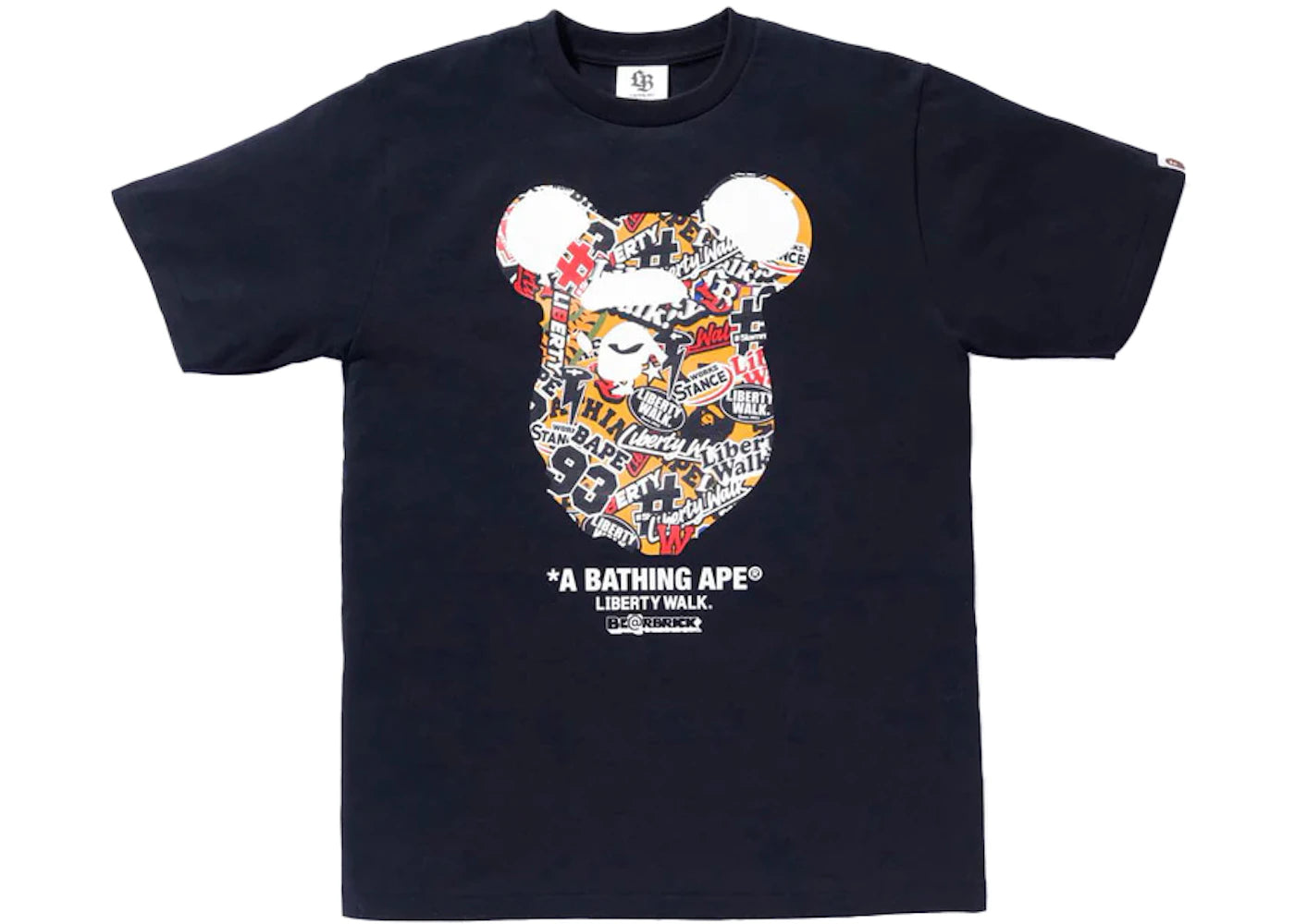 BAPE x LBWK Medicom Toy BE@R Tee Black
