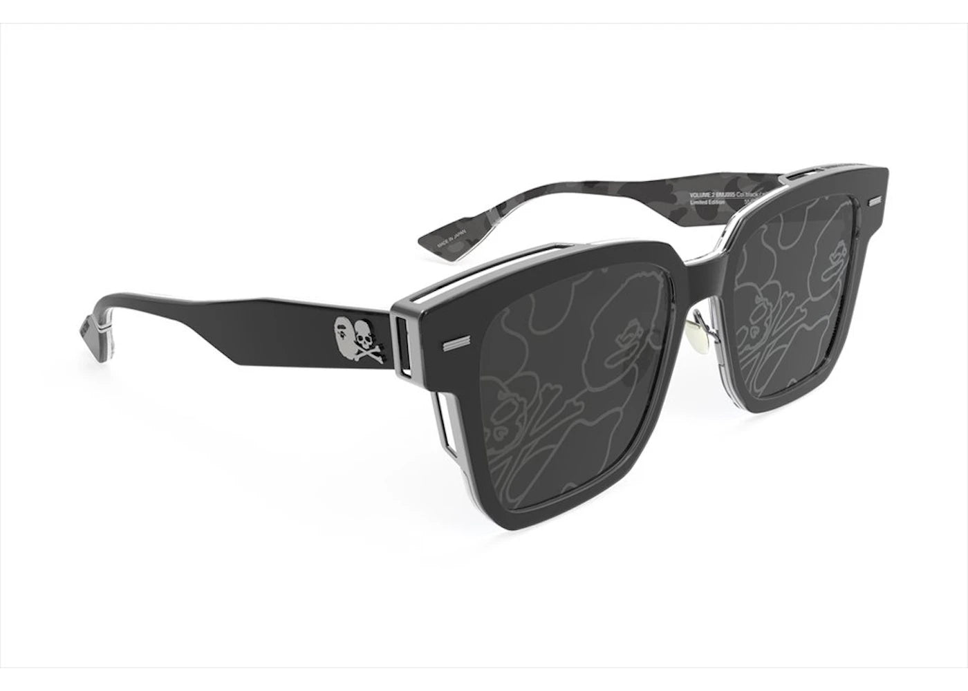 BAPE x MMJ 4 Sunglasses Black