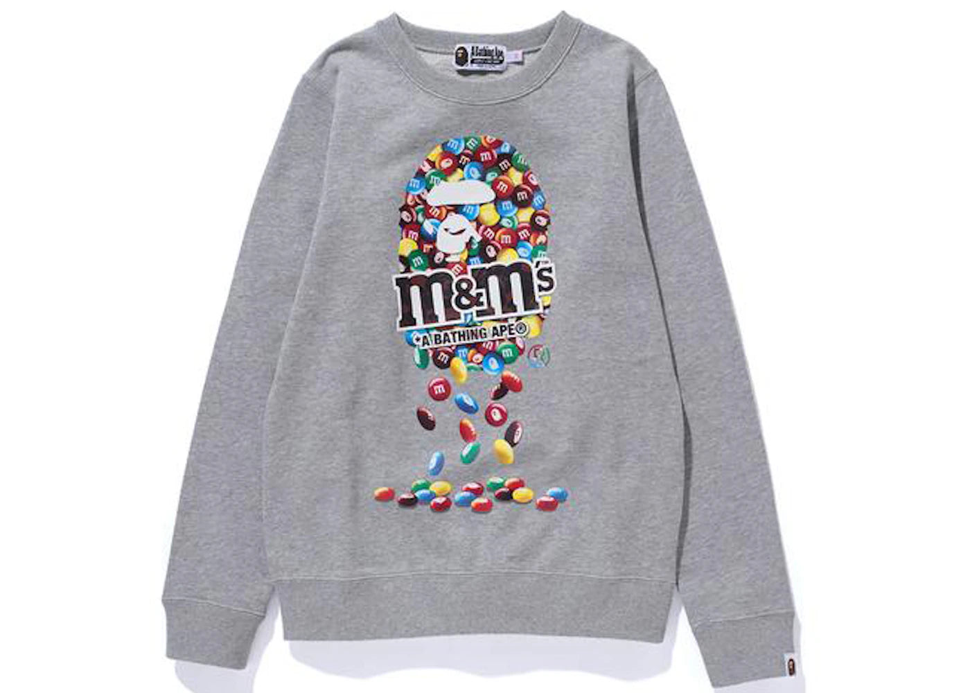 BAPE x M&M's Womens Crewneck Gray