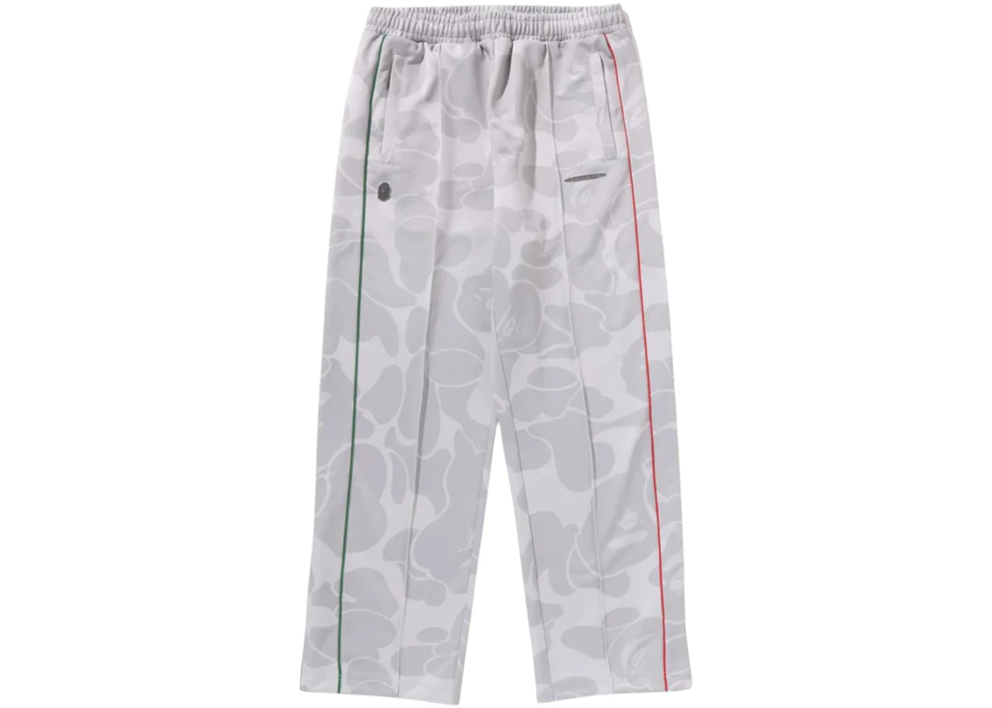 BAPE x Pagani Solid Camo Logo Relaxed Fit Track Pants Grey