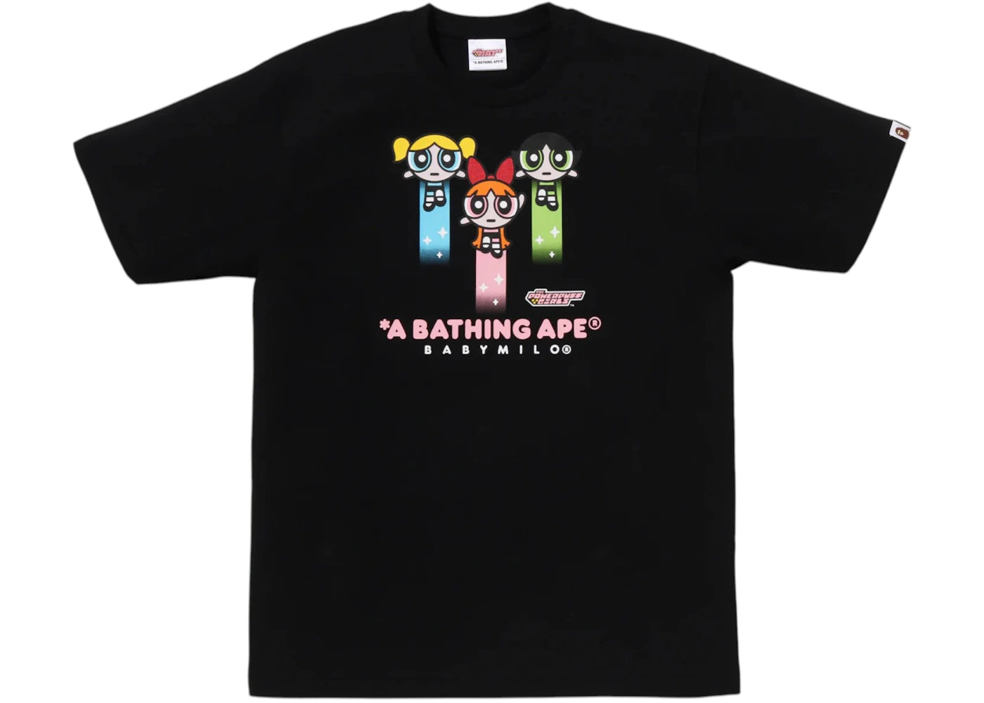 BAPE x Power Puff Girls Baby Milo Tee Black