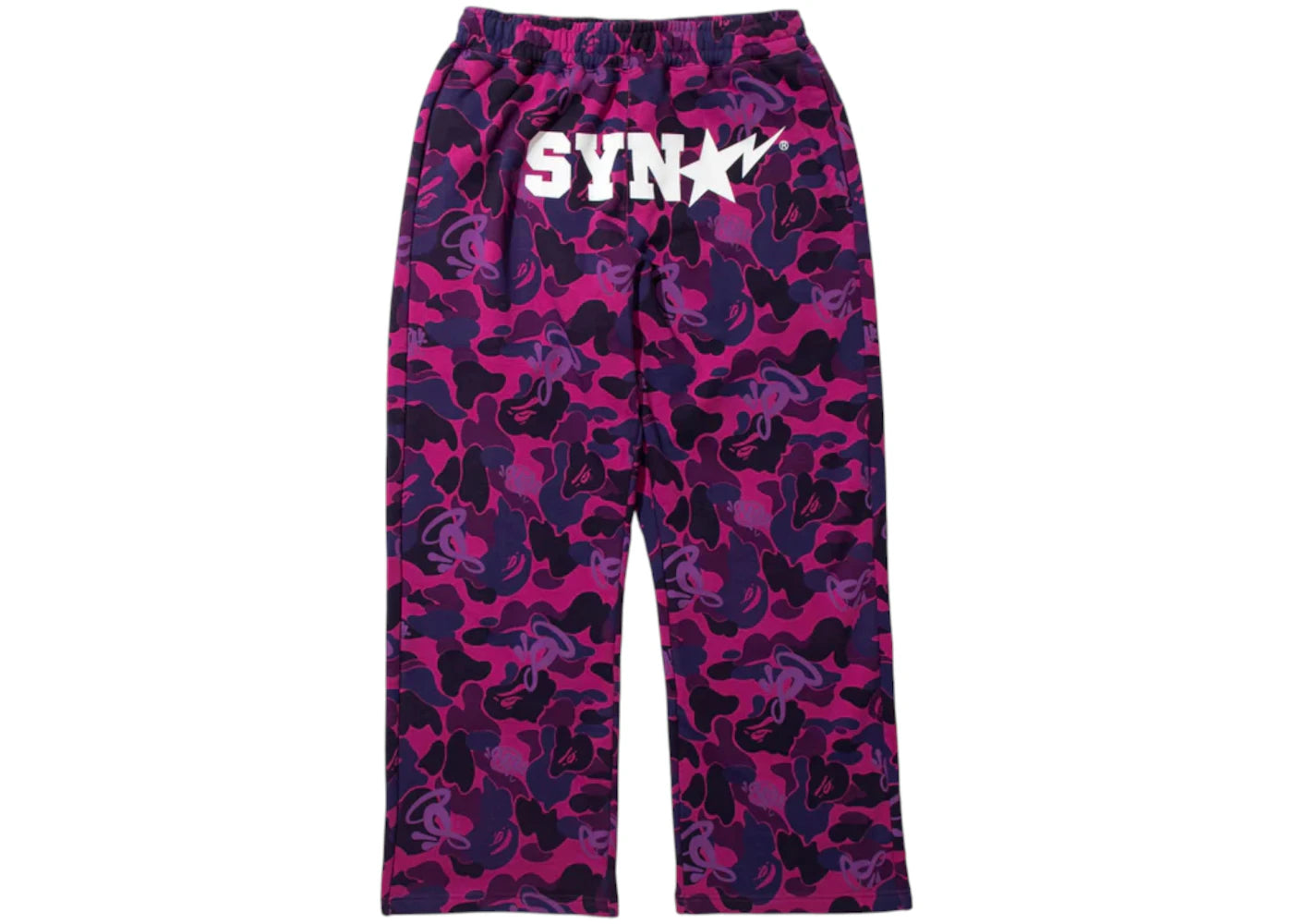 BAPE x Spotify x Central Cee Camo Relaxed Fit Sweatpants Purple