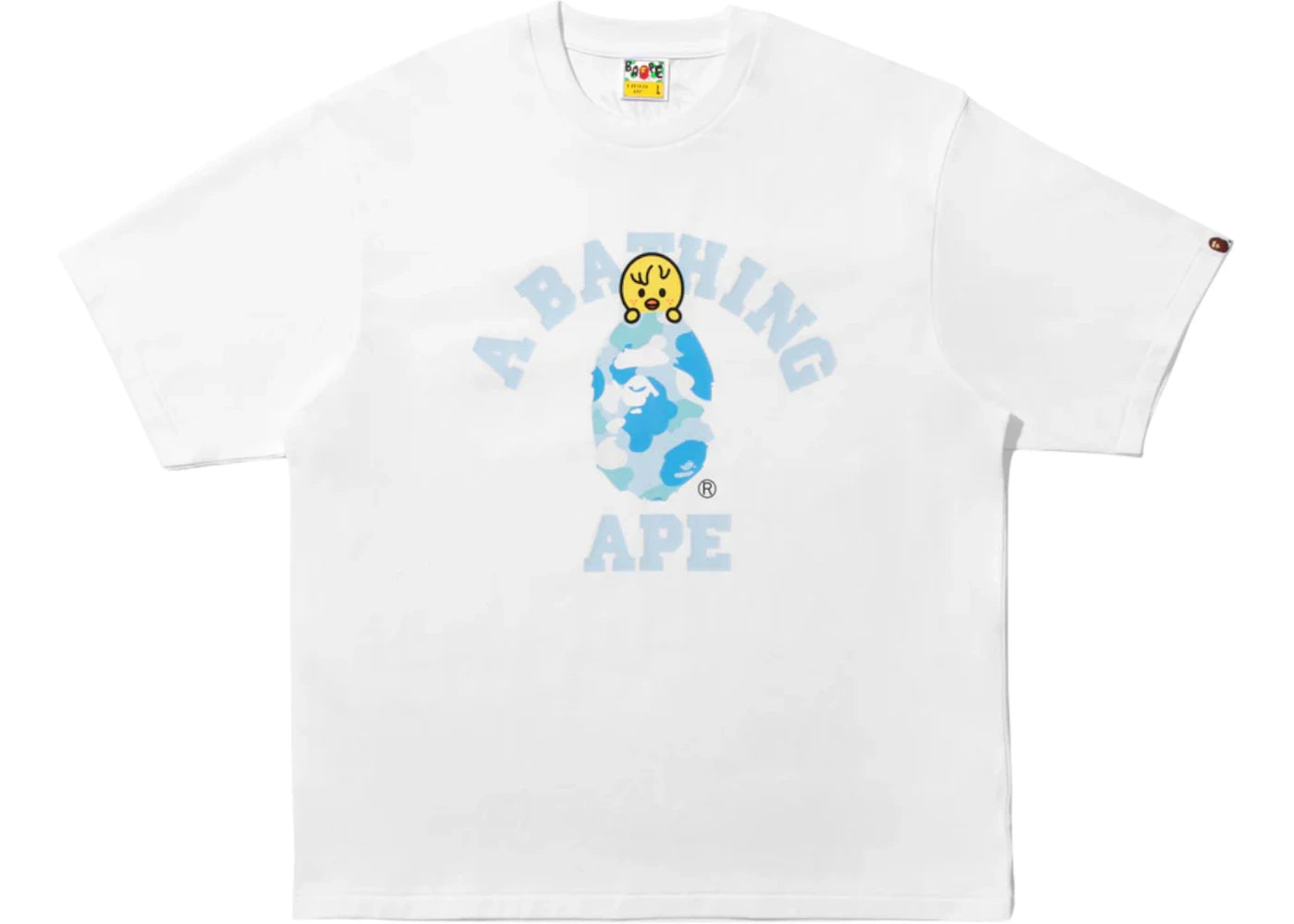 BAPE x Stray Kids Bbokar College Tee (FW25) White