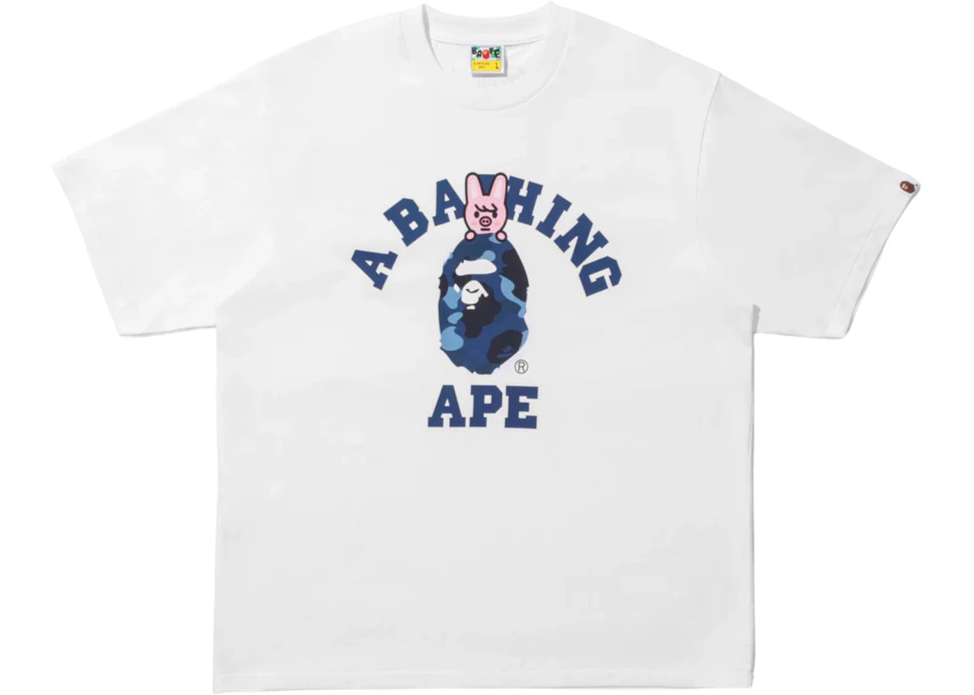 BAPE x Stray Kids Dwaekk College Tee (FW25) White