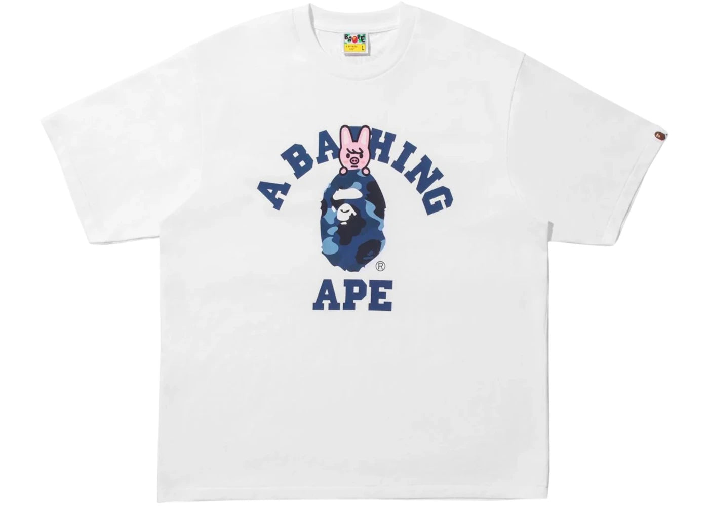 BAPE x Stray Kids Dwaekki College Tee White