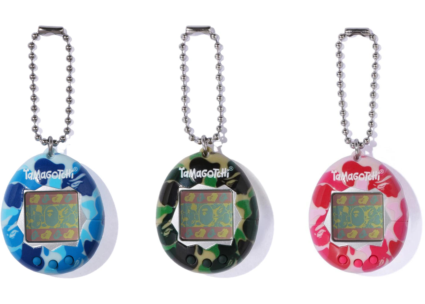 BAPE x Tamagotchi Original Handheld Set of 3