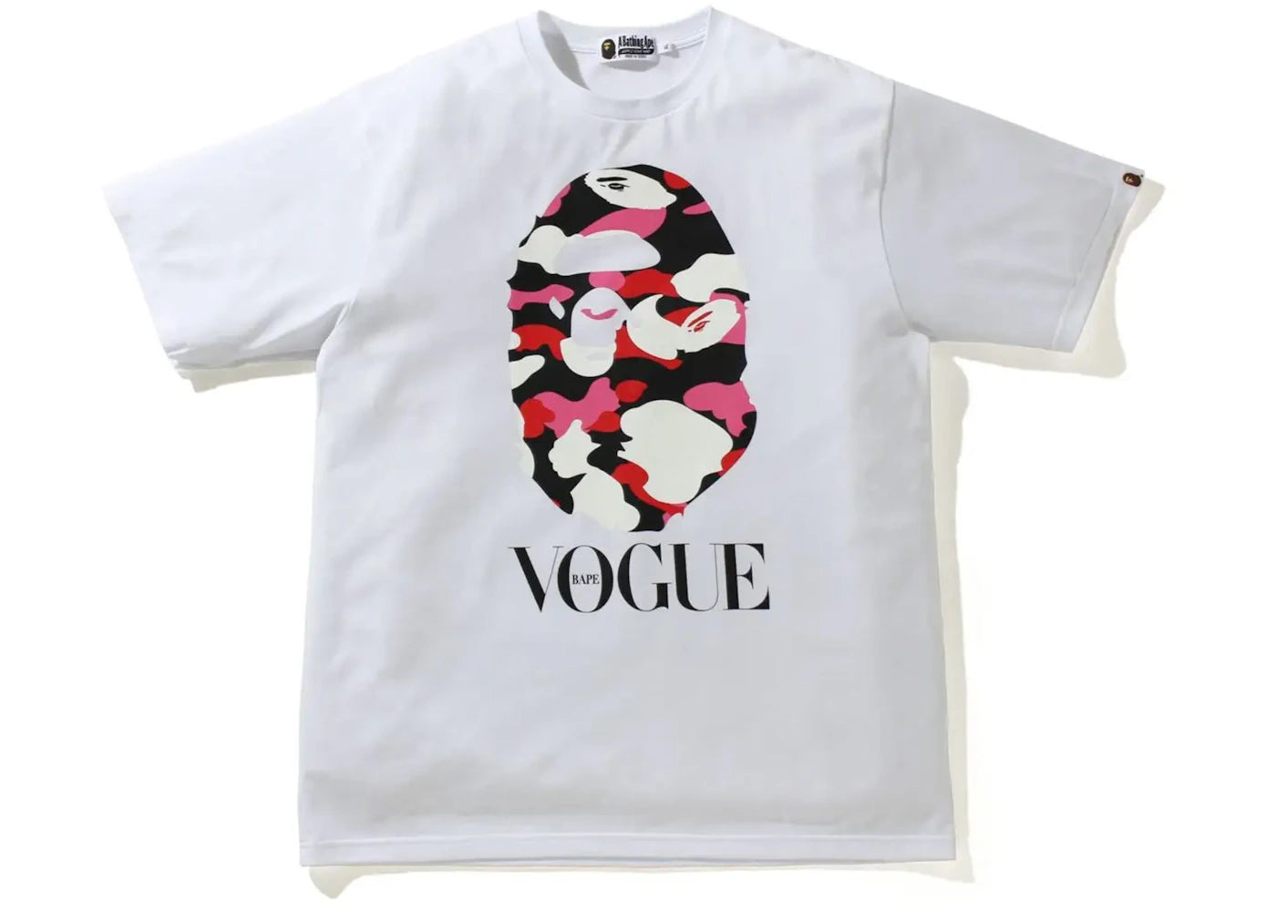 BAPE x VOGUE Ape Head Tee White