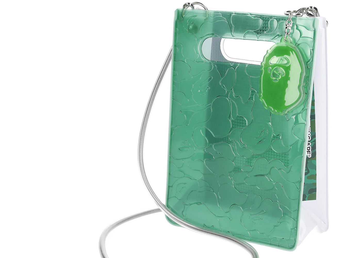 BAPE x nana-nana A5 Vertical Bag Green Shibuya Store Exclusive