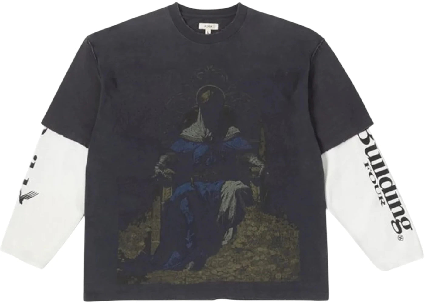 BLDG4 Stove God LS Knit Tee Charcoal Art