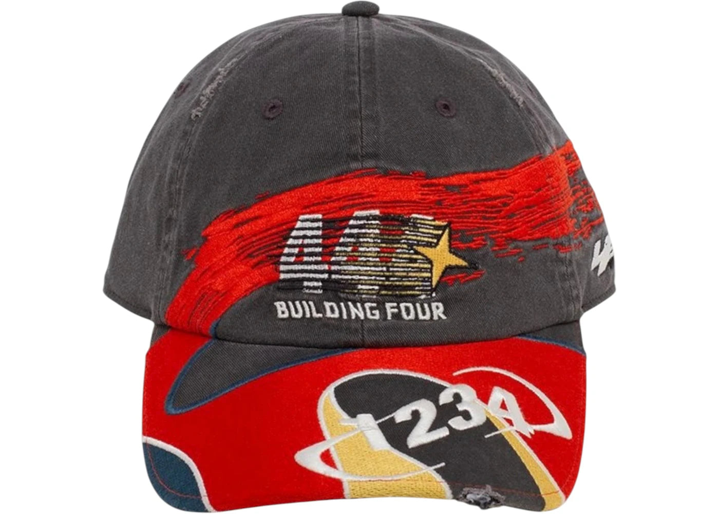 BLDG4 The Fours Hat Charcoal Art